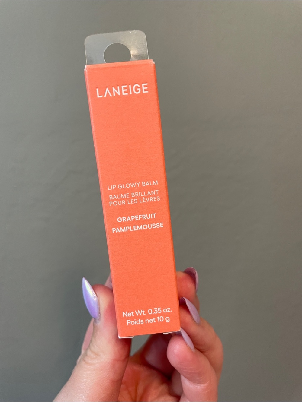 LANEIGE Lip Glowy Balm Grapefruit 0.35oz $19 MSRP - Picture 3 of 8